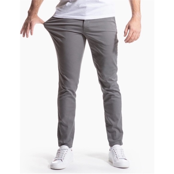 Birddogs Stephen Jobs Stretch Khakis In Graphite Gray 34 x 30